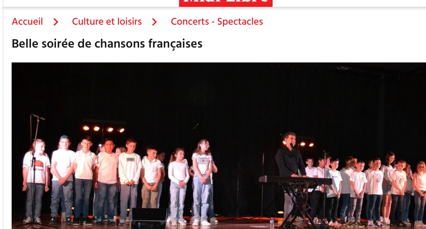 Belle soirée de chansons françaises
